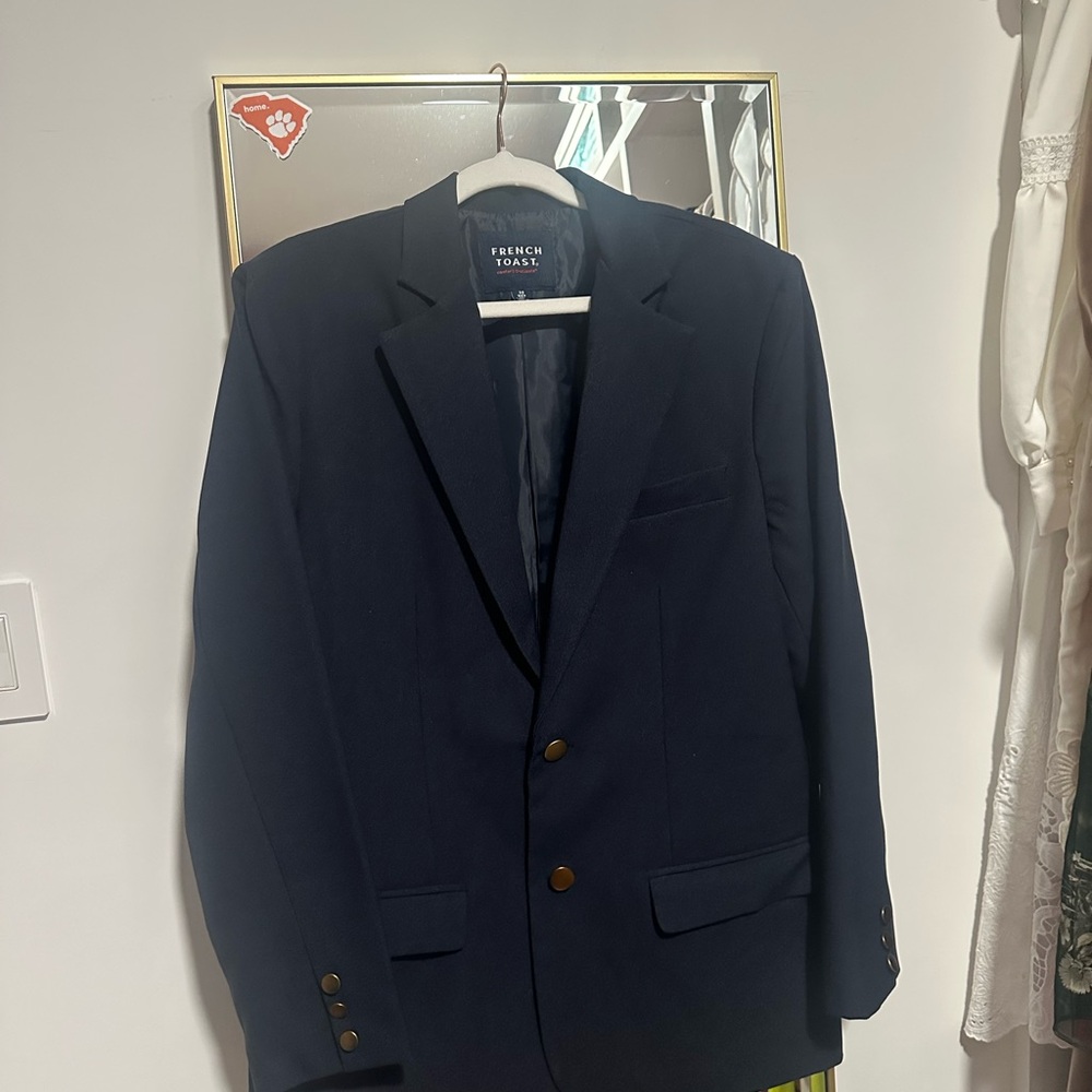 French Toast Blue Sport Coat with Notch Lapels